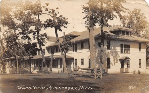 J69/ Alexandria Minnesota RPPC Postcard c1920s Blake Hotel Building 181