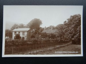 Lancashire Rawtenstall HIGHER CONSTABLE Cottages - Old RP Postcard