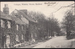 Yorkshire Postcard - Cottages, Whiteley Woods, Sheffield    MB655