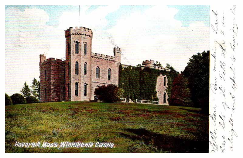 Postcard BUILDING SCENE Haverhill Massachusetts MA AS7683