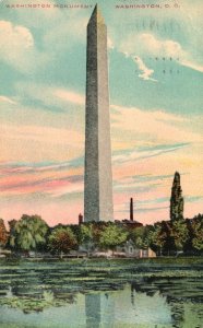 Vintage Postcard 1911 Washington Monument Historical Landmark Washington DC