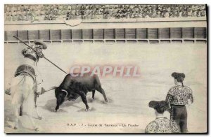 Old Postcard Bullfight Bullfight A picador