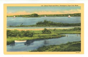 MA - Cape Cod, Dennisport. Swan Pond & River
