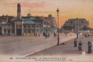 Boulogne Sur Mer Poissons De La Poste Post Office Market Place French Postcard