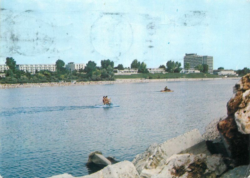 Postcard Romania Mangalia hotel litoral marea neagra