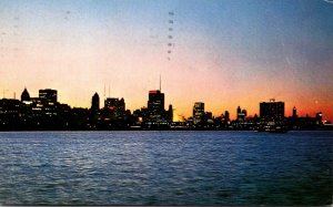 Illinois Chicago Skyline From Planetarium 1970