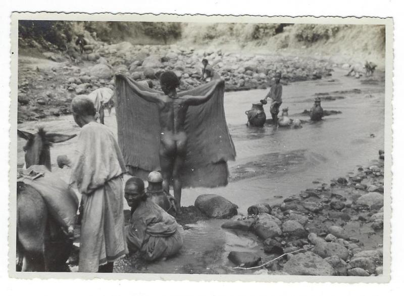 Estimated WW2 Era Real Photo Postcard - Possibly North East Africa - (OO91)