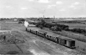 B99546 train railway real photo germany nordseeheilbad borkum