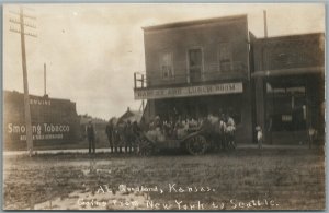 GOODLAND KS BAKERY & LUNCH ROOM ANTIQUE REAL PHOTO POSTCARD RPPC