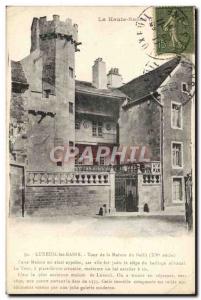 Old Postcard Luxeuil les Bains Tower of the Bailli house