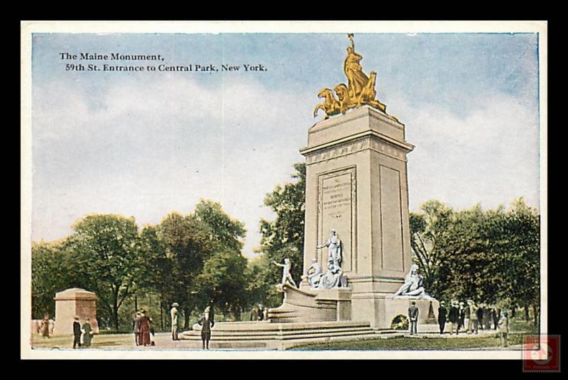 The Maine Monument, Entrance to Central Park, NYC