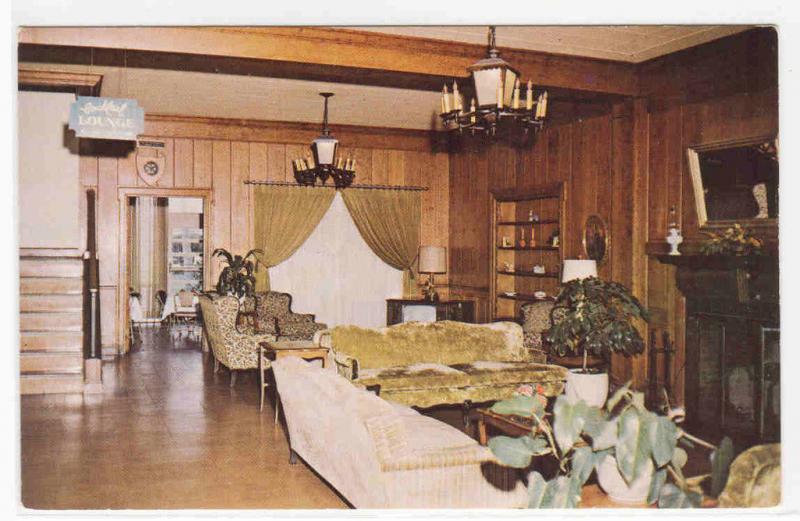 Clewiston Inn Lobby Florida postcard