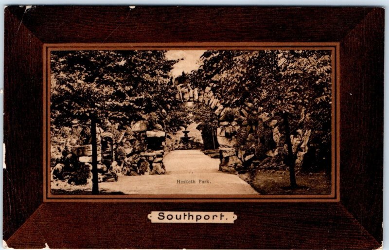 c1910s Southport, Merseyside, England Hesketh Park Postcard Edward Kemp A79