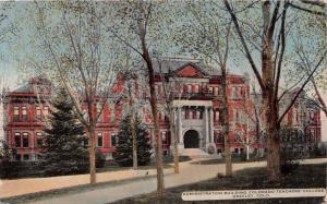 GREELEY COLORADO TEACHERS COLLEGE~ADMINISTRATION BUILDING POSTCARD 1912 PSTMK