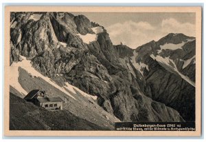 c1930's Wilde Mann Milde Mannle Waltenberger House Oberstdorf Germany Postcard