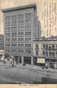 Hotel Savoy Seattle Washington 1908 postcard