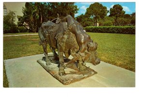 Bronze Statue Lygia and the Bull, Ringling Museum, Sarasota, Florida