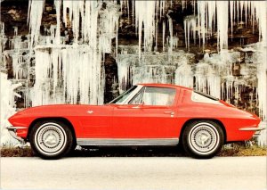 Branson MO Missouri 1963 CORVETTE COUPE/Stingray~Ozark's Auto Show  4X6 Postcard