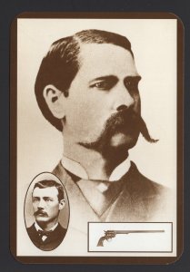 WYATT EARP 1848-1929 Lawman Gambler Old West Collectors Series Cont'l