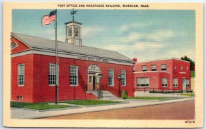 M-43809 Post Office and Makepeace Building Wareham Massachusetts