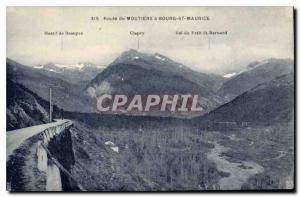 Postcard Old Road Moutiers Bourg St Maurice