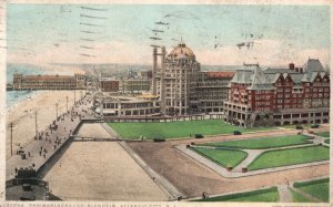 Vintage Postcard 1926 The Marlborough L-Blenheim Hotel Atlantic City New Jersey