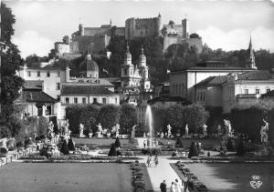 BG17505 salzburg mirabellgarten mit dom und festung   austria  CPSM 14.5x9cm