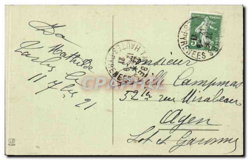 Old Postcard Tarbes General view