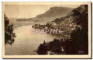 Old Postcard the Principality of Manaco for Roquebrune