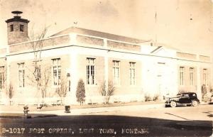 Lewistown Montana Post Office Street View Real Photo Antique Postcard K16434