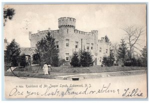 1907 Residence Of Mr. Jasper Lynch Lakewood New Jersey Posted Vintage Postcard