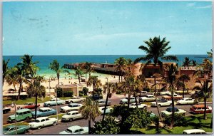 1960's Beautiful Pier Park At South Beach Miami Beach Florida FL Posted Postcard