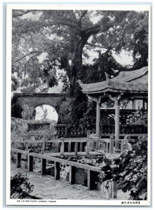 c1940's Mr. Lin Pen Yuan's Garden Taiwan Vintage Unposted Postcard