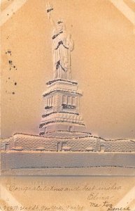 Statue of Liberty Post Card New York City, USA 1905