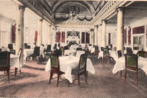 Waterbury CT Connecticut Elton Hotel Banquet Hall Interior Postcard
