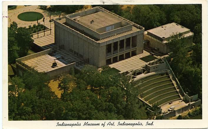 The Indianapolis Museum of Art - Indianapolis IN, Indiana - pm 1973