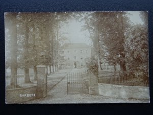 BARBERS HALL Gated Entrance Unknown Location in UK c1912 RP Postcard