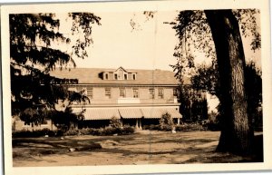 RPPC Russell Home Long Lane School Middletown CT Vintage Postcard X25 