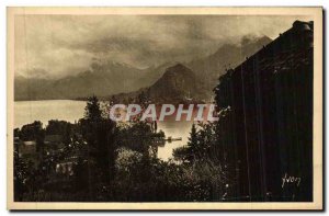 Old Postcard Annecy and its Lake Talloiers Roc de Chere