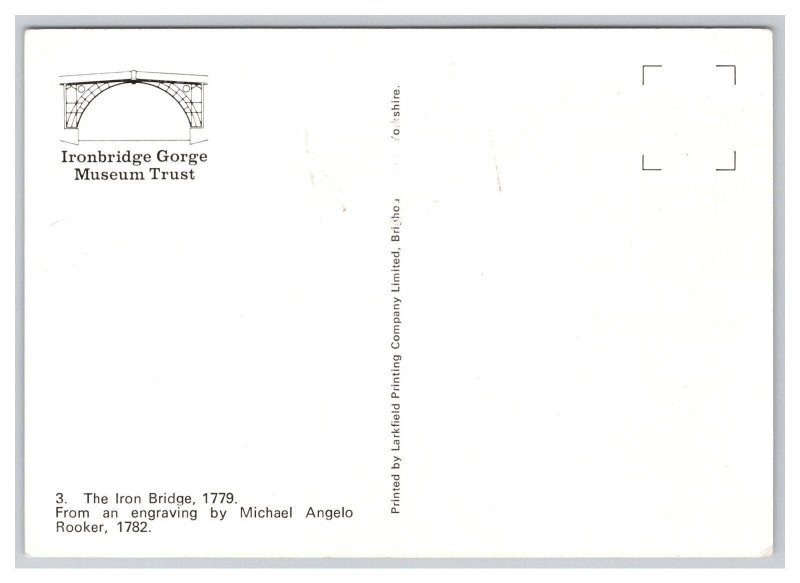 The Iron Bridge Postcard Continental View