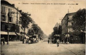 CPA PANTIN - Route d'AUBERVILLIERS prise des Quatre-Chemins (740318)