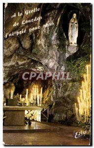 Modern Postcard Lourdes Grotto Miraculous The Miraculous Grotto La Grotta Mir...