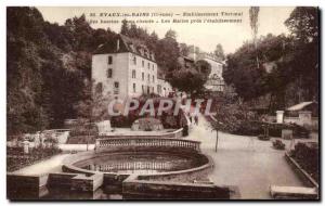 Old Postcard Evaux les Bains Thermal baths of His hot pools The halls pares t...