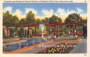 Fountain & Pergola in Hagerstown, Maryland