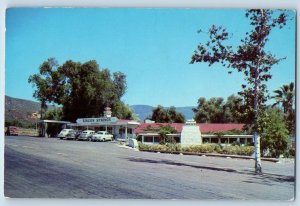 San Diego California CA Postcard Rincon Springs Cafe And Restaurant Scene c1960s