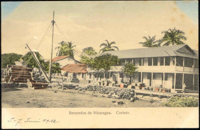 nicaragua, CORINTO, Street Scene (1920s)