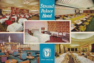 Strand Palace Hotel London Bedrooms Dining Area 1960s Postcard