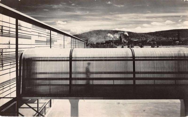 Corning New York Pyrex Bridge at Corning Glass Center real photo pc Z42027