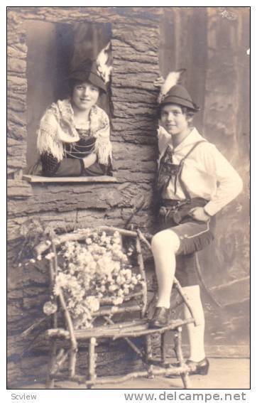 RP; Girls in local attiare , Pforxheim , Germany , 10-30s