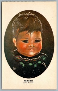 Postcard Canada c1970s Children of The North Ogitchitah A/S Audrey Young Oppel